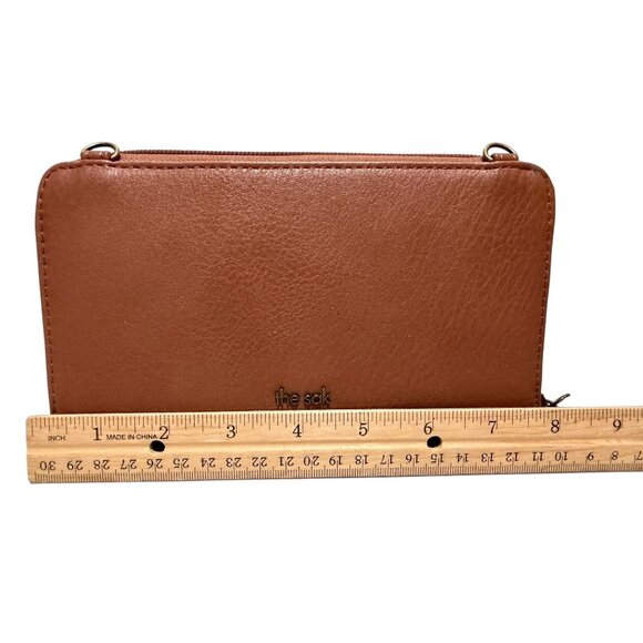 The Sak Sunset Stripe Classics Tote Purse Bag Iris Large Smartphone Wallet - Picture 5 of 12